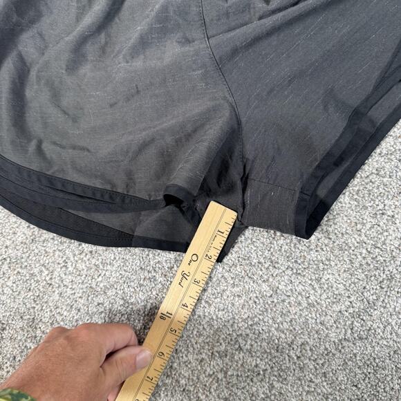 Nike Dri-FIT Tempo Running Shorts Womens XL Gray Black Lined Athletic DB4487-083 - Picture 6 of 14